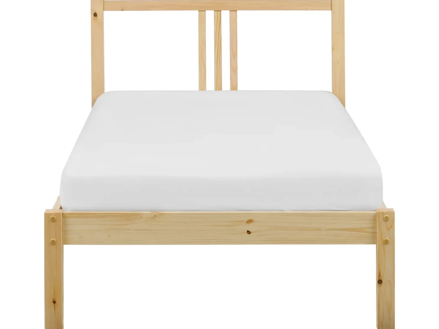 Seng Fyretræ VANNES 90 x 200 cm Lysebrun