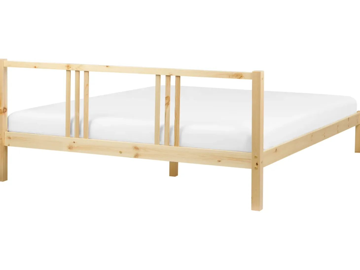 Seng Fyretræ VANNES 180 x 200 cm Lysebrun