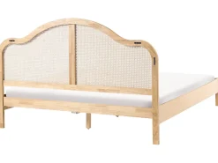Seng HOUNOUX 180 x 200 cm Lysebrun