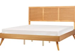 Seng ISTRES 180 x 200 cm Naturlig ask