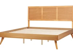 Seng ISTRES 180 x 200 cm Naturlig ask