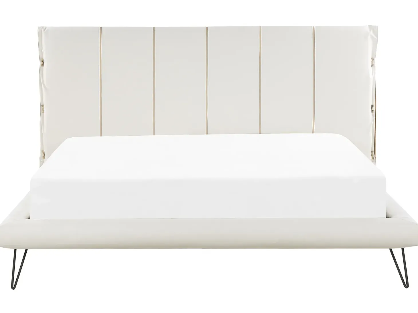 Seng Kunstlæder BETIN 180 x 200 cm Lys Beige