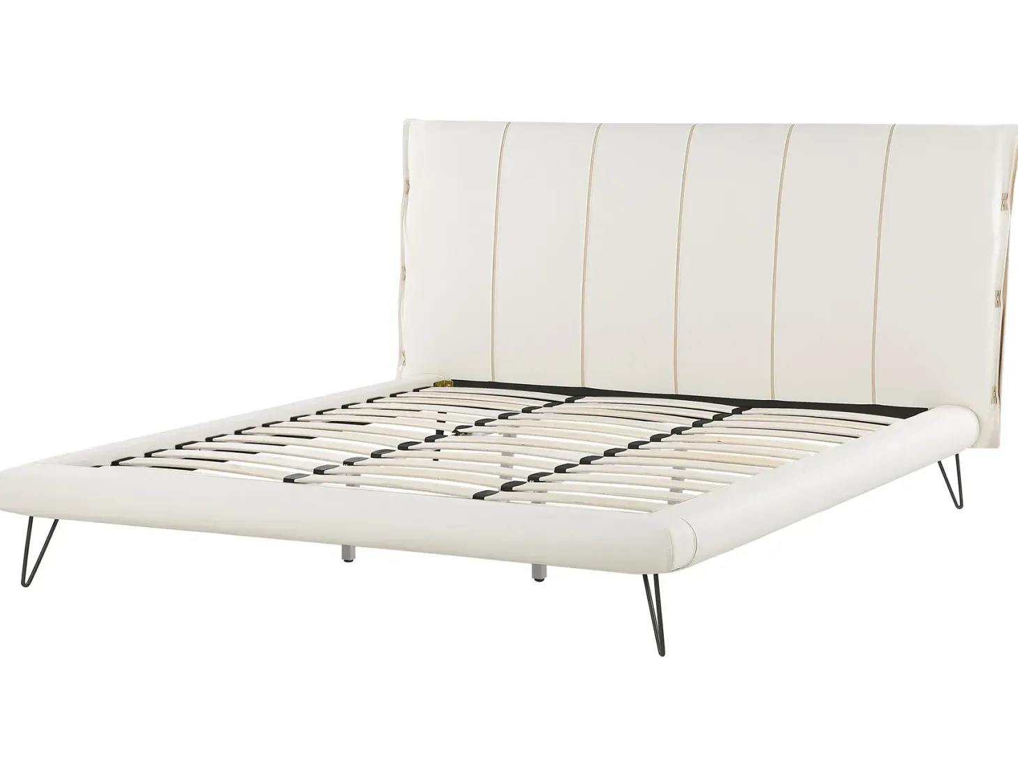 Seng Kunstlæder BETIN 180 x 200 cm Lys Beige
