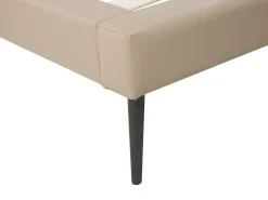 Seng Kunstlæder ESSONNE 160 x 200 cm Beige