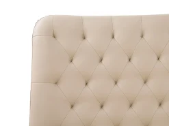 Seng Kunstlæder ESSONNE 160 x 200 cm Beige