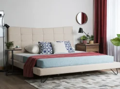 Seng LANNION 180 x 200 cm Lys Beige