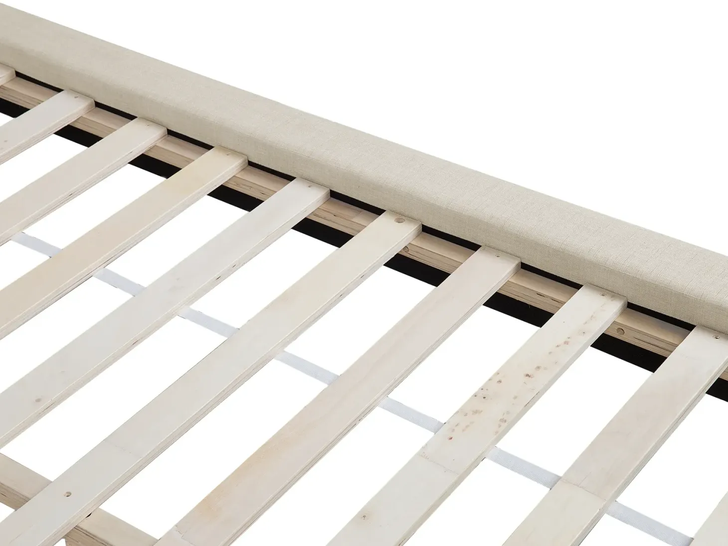 Seng LANNION 180 x 200 cm Lys Beige
