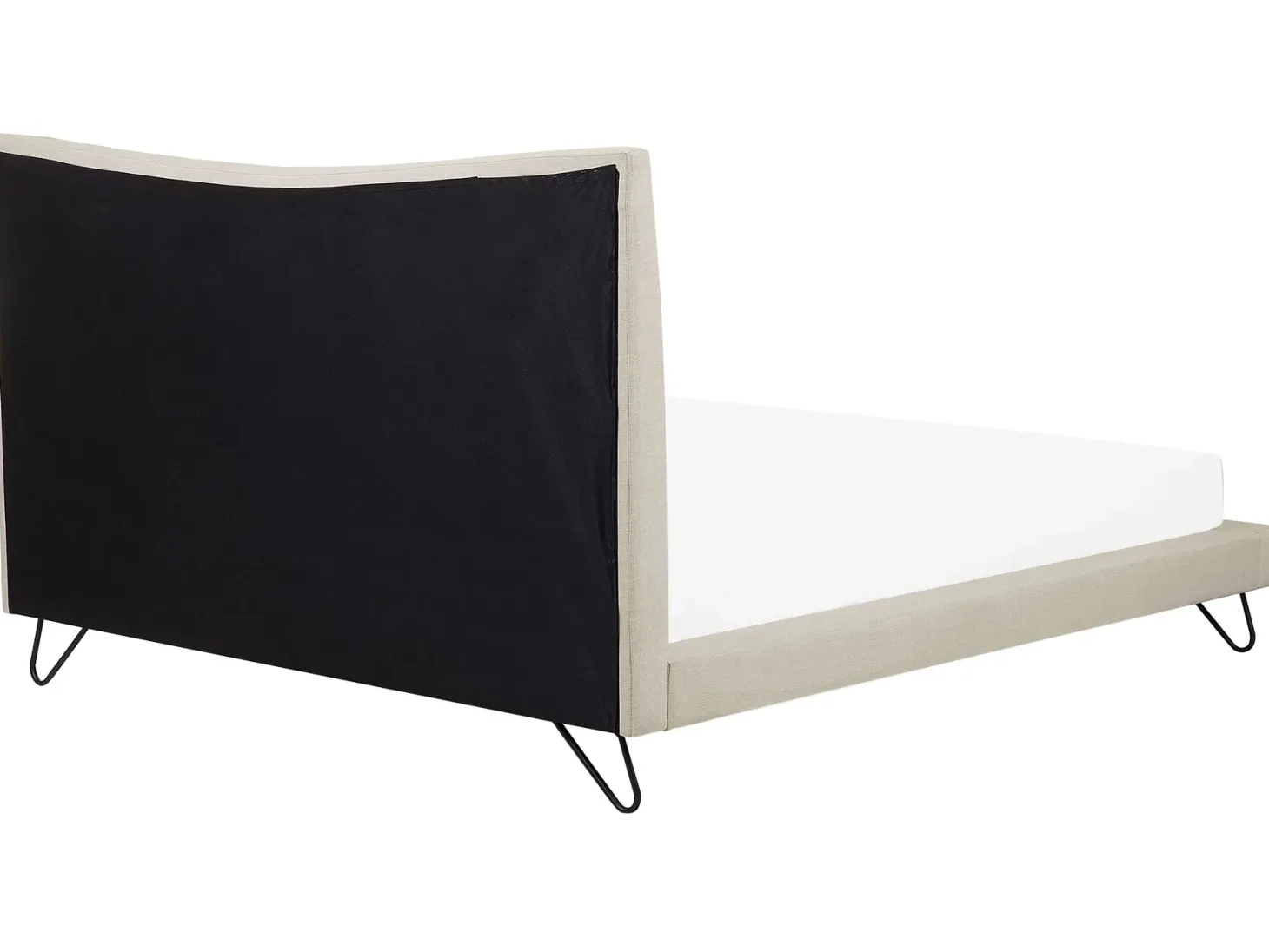 Seng LANNION 180 x 200 cm Lys Beige
