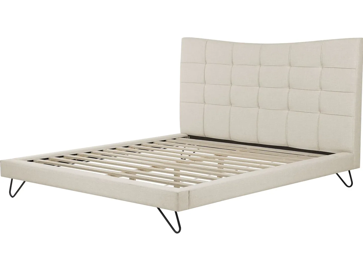 Seng LANNION 160 x 200 cm Lys Beige