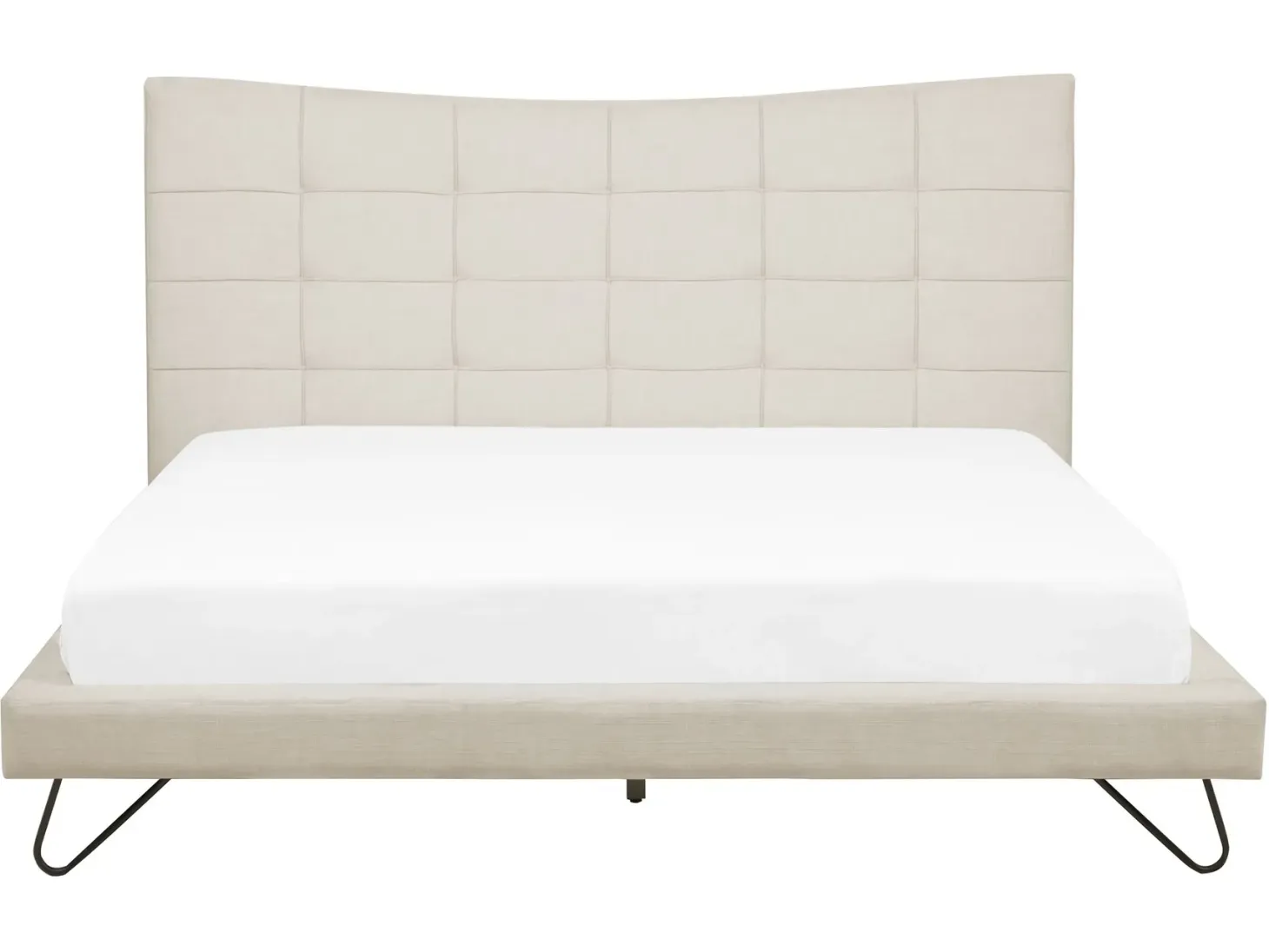 Seng LANNION 160 x 200 cm Lys Beige