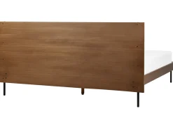 Seng LIBERMONT 180 x 200 cm Mørk ask