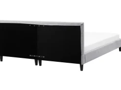 Seng med LED FITOU 180 x 200 cm Lysegrå