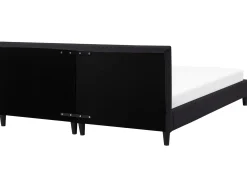 Seng med LED FITOU 180 x 200 cm Sort