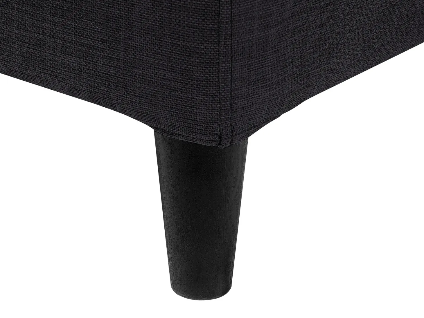 Seng med LED FITOU 180 x 200 cm Sort