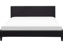 Seng med LED FITOU 180 x 200 cm Sort
