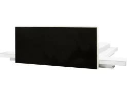 Seng med LED Kunstlæder ZEN 160 x 200 cm Hvid