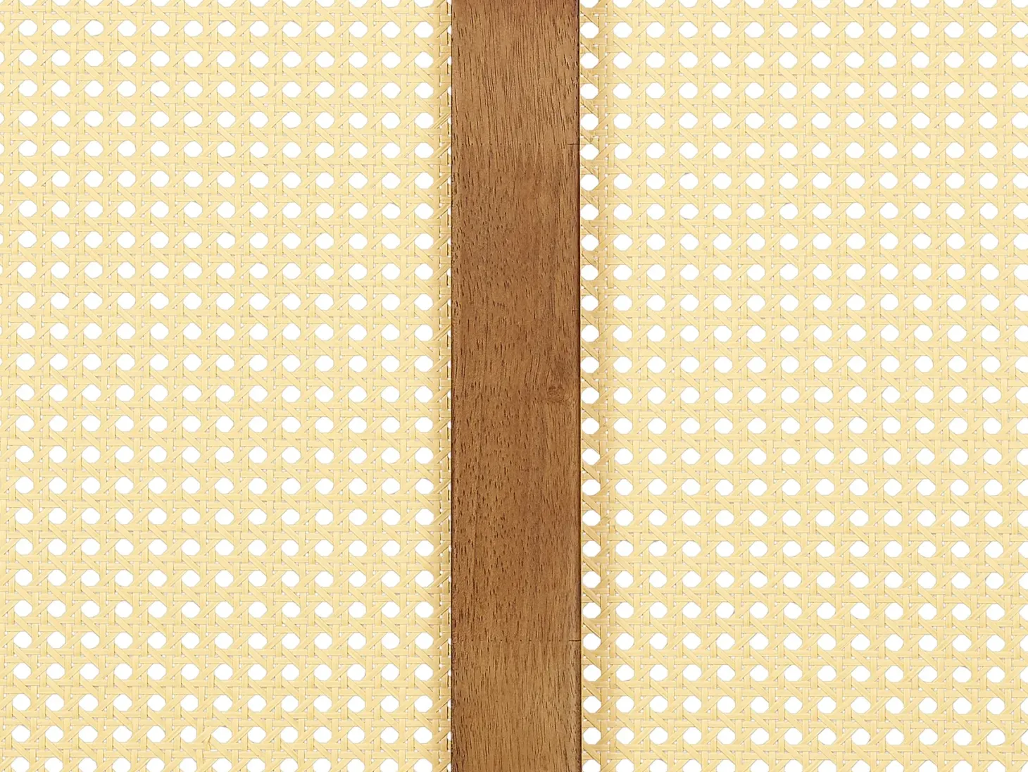 Seng med LED Rattan AURAY 140 x 200 cm Brun