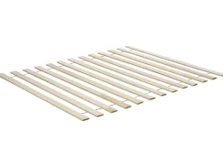 Seng med LED Rattan AURAY 140 x 200 cm Brun