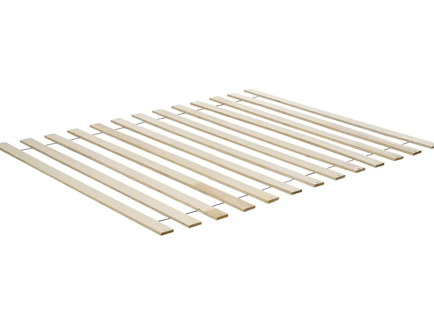 Seng med LED Rattan AURAY 140 x 200 cm Brun