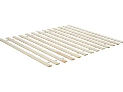 Seng med LED Rattan AURAY 160 x 200 cm Brun