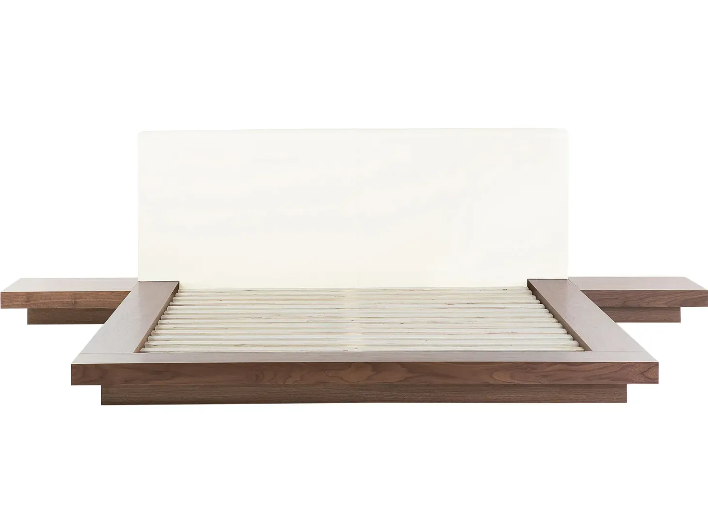 Seng med LED ZEN 160 x 200 cm Brun ask
