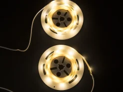 Seng med LED ZEN 180 x 200 cm Brun ask