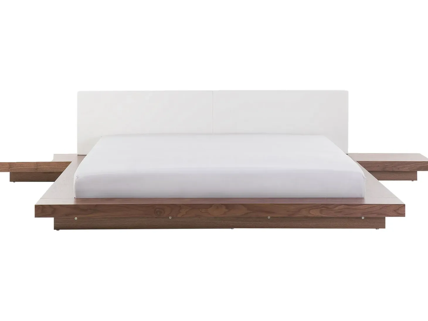 Seng med LED ZEN 180 x 200 cm Brun ask