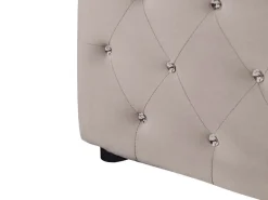 Seng med opbevaring AMIENS Velour Brungrå 180 x 200 cm