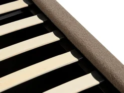 Seng med opbevaring BAJONNA Boucle Brun 180 x 200 cm
