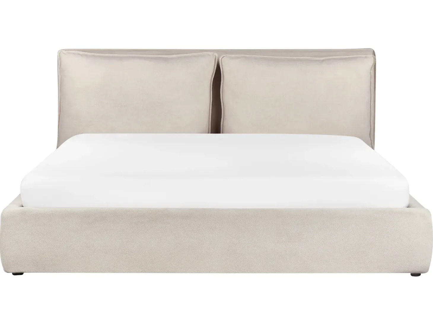 Seng med opbevaring BAJONNA Lys Beige 180 x 200 cm