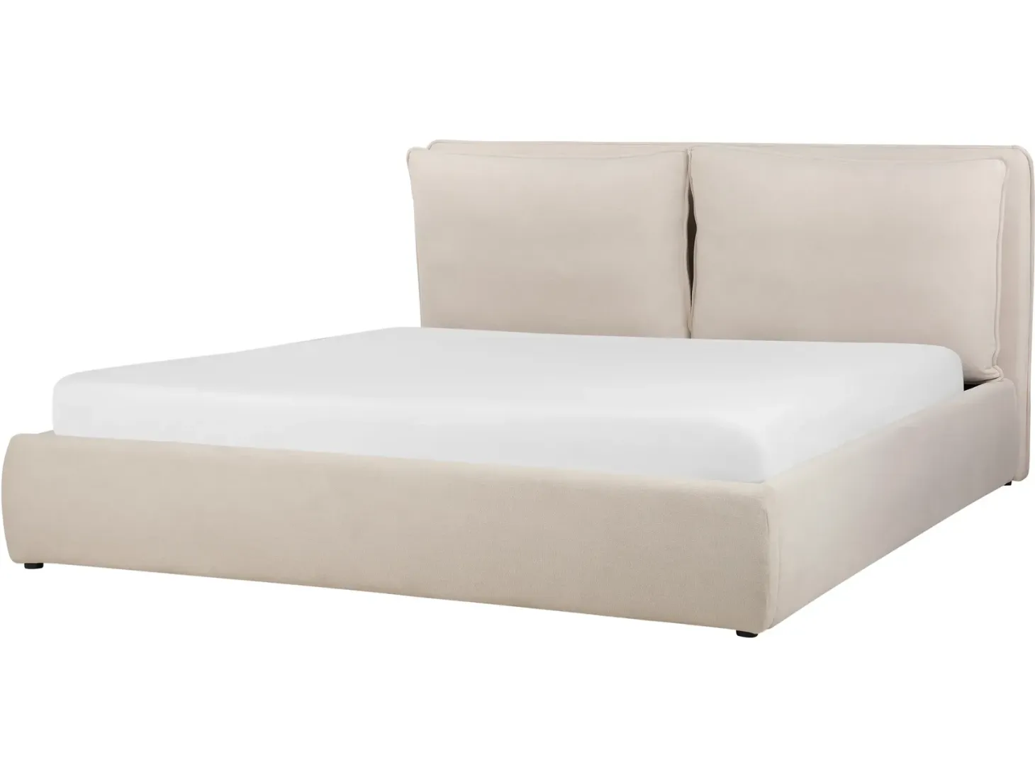 Seng med opbevaring BAJONNA Lys Beige 180 x 200 cm