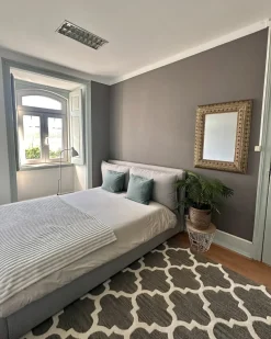 Seng med opbevaring BAJONNA Lysegrå 180 x 200 cm