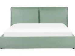 Seng med opbevaring BAJONNA Velour Mintgrøn 180 x 200 cm