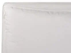 Seng med opbevaring BAJONNA Velour Cremehvid 180 x 200 cm