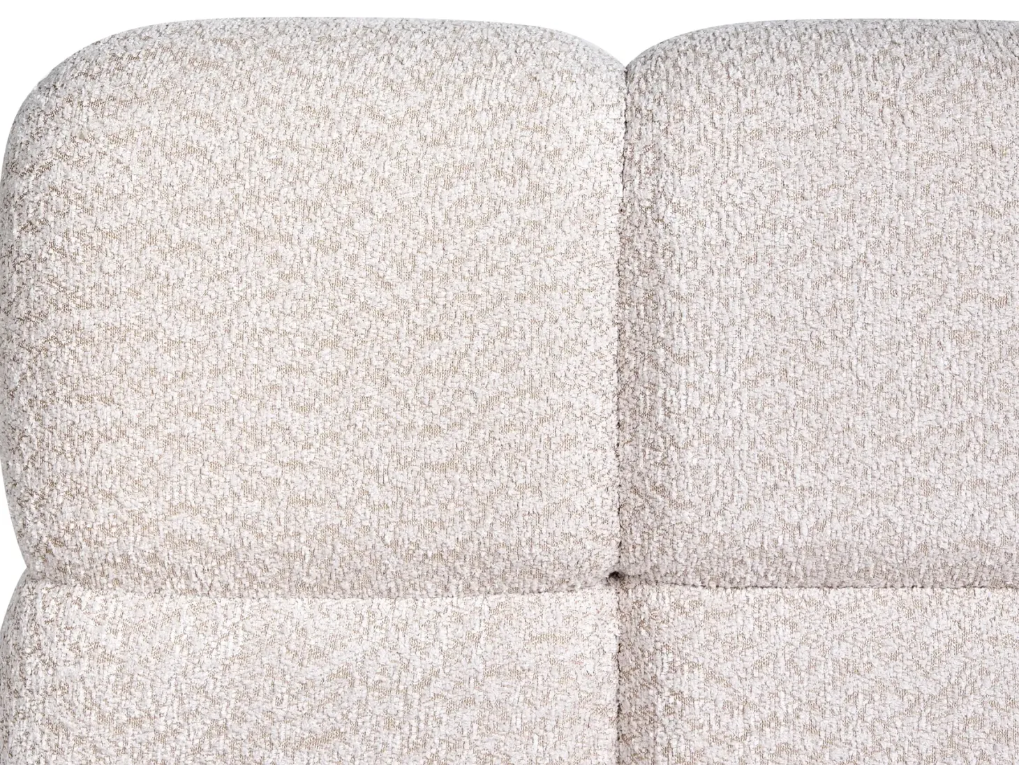 Seng med opbevaring BASTON Boucle Lys Beige 160 x 200 cm
