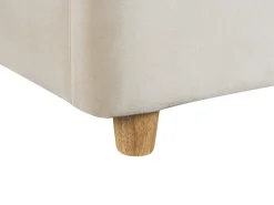 Seng med opbevaring BATILLY Velour Lys Beige 180 x 200 cm