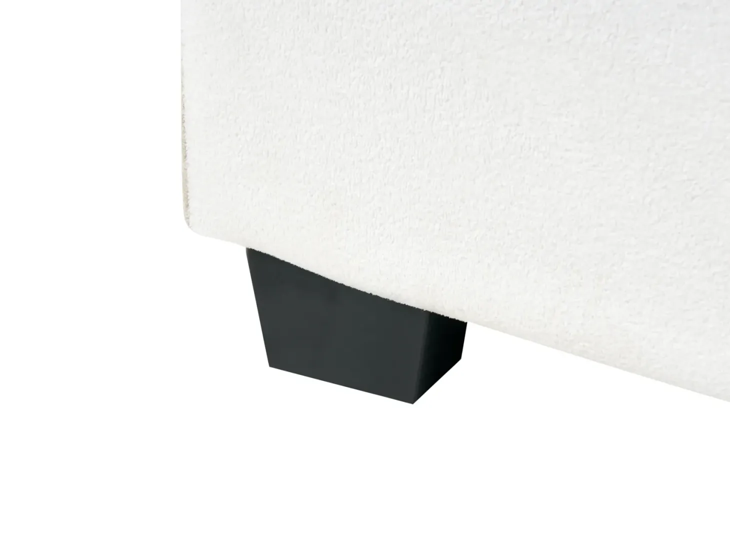 Seng med opbevaring BERNAY 180 x 200 cm Cremehvid
