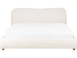 Seng med opbevaring BLAGNAC Boucle Cremehvid 180 x 200 cm