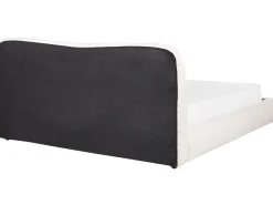 Seng med opbevaring BLAGNAC Boucle Cremehvid 180 x 200 cm