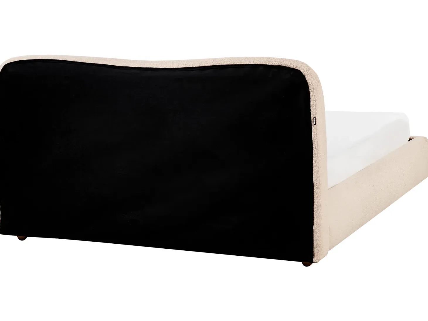 Seng med opbevaring BLAGNAC Boucle Beige 160 x 200 cm