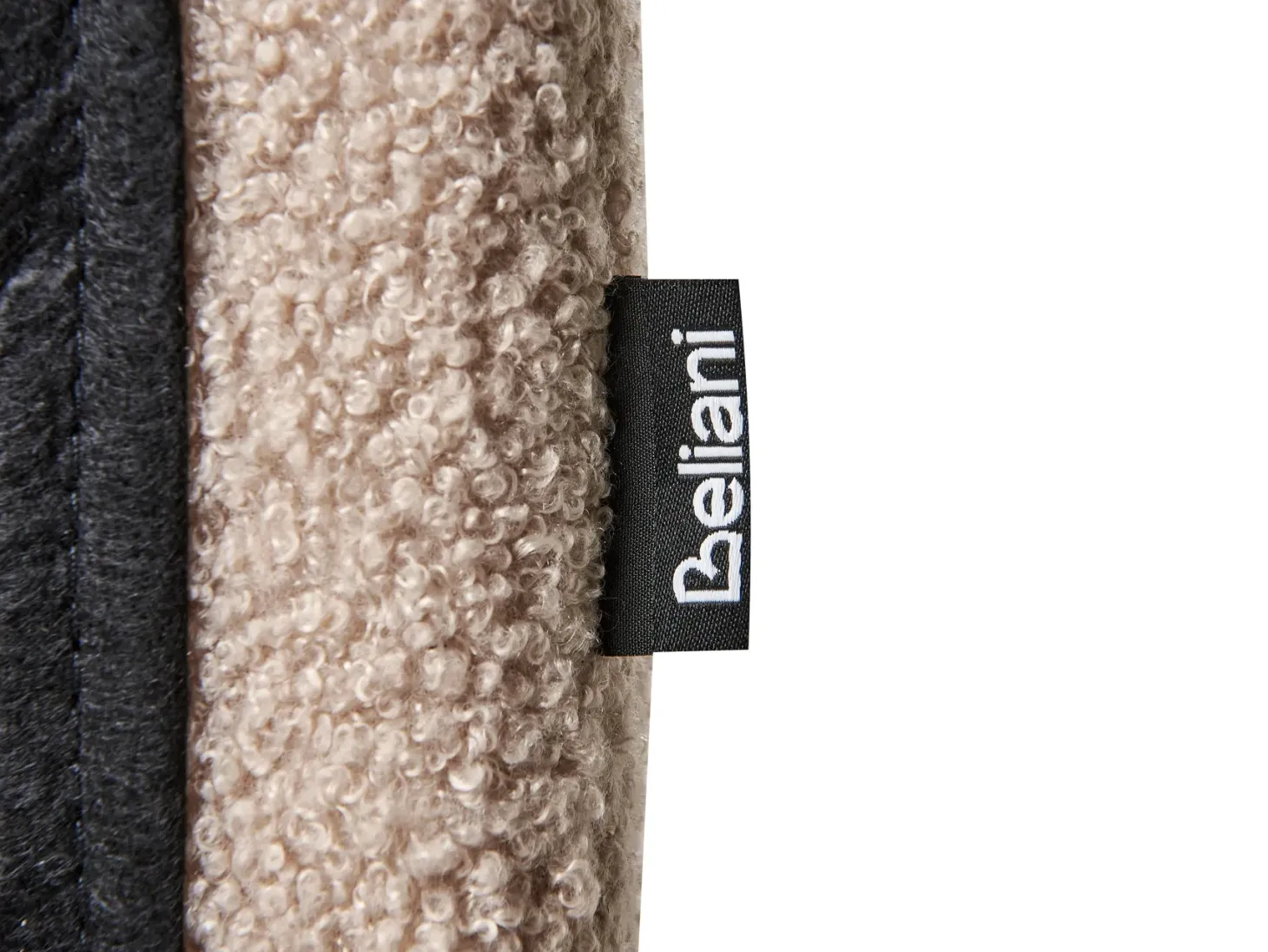 Seng med opbevaring BLAGNAC Boucle Beige 160 x 200 cm
