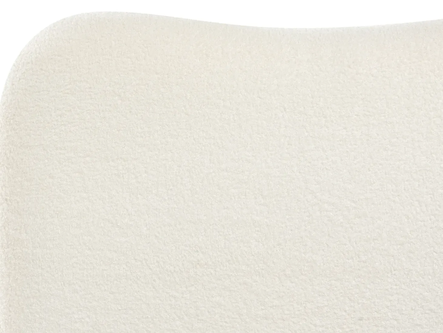 Seng med opbevaring BLAGNAC Boucle Cremehvid 90 x 200 cm