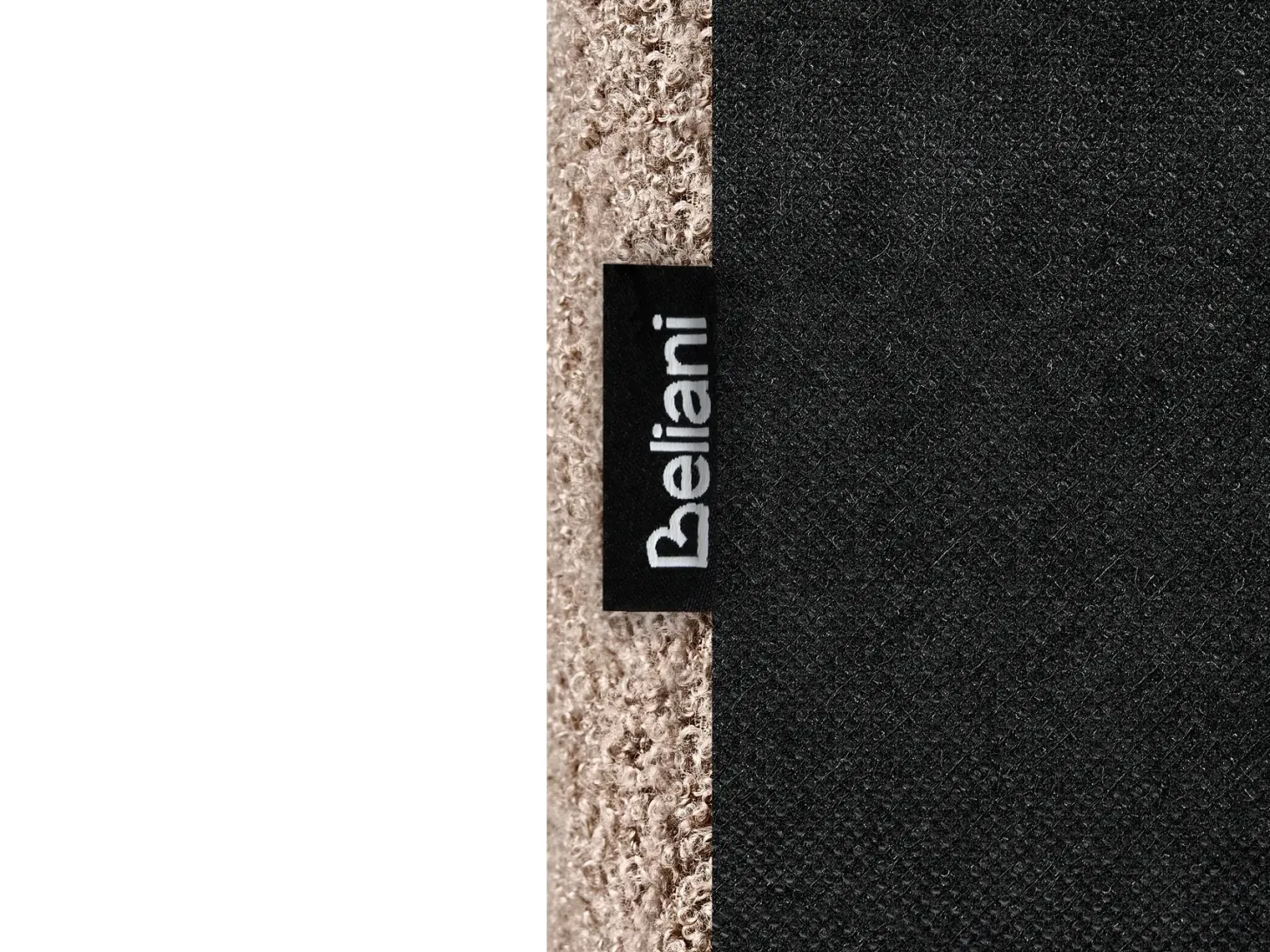 Seng med opbevaring BOUSSE Boucle Brungrå 180 x 200 cm