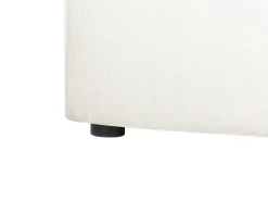 Seng med opbevaring BOUSSE Cremehvid 180 x 200 cm