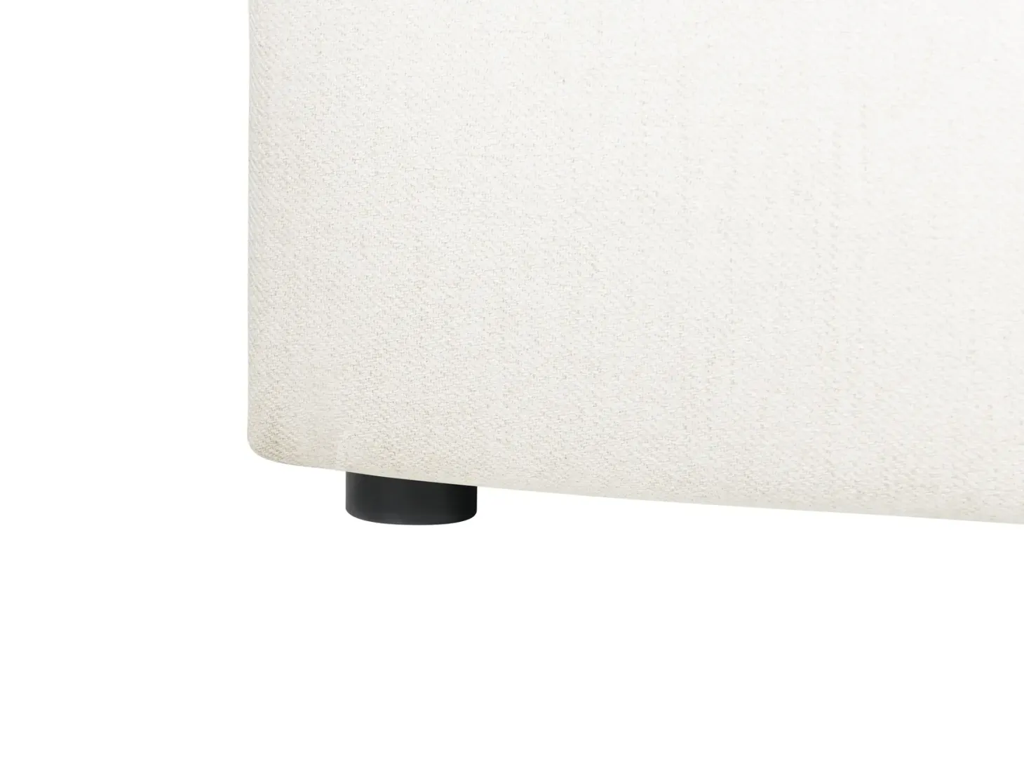 Seng med opbevaring BOUSSE Cremehvid 180 x 200 cm