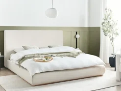 Seng med opbevaring CAMPAGNE Lys Beige 180 x 200 cm