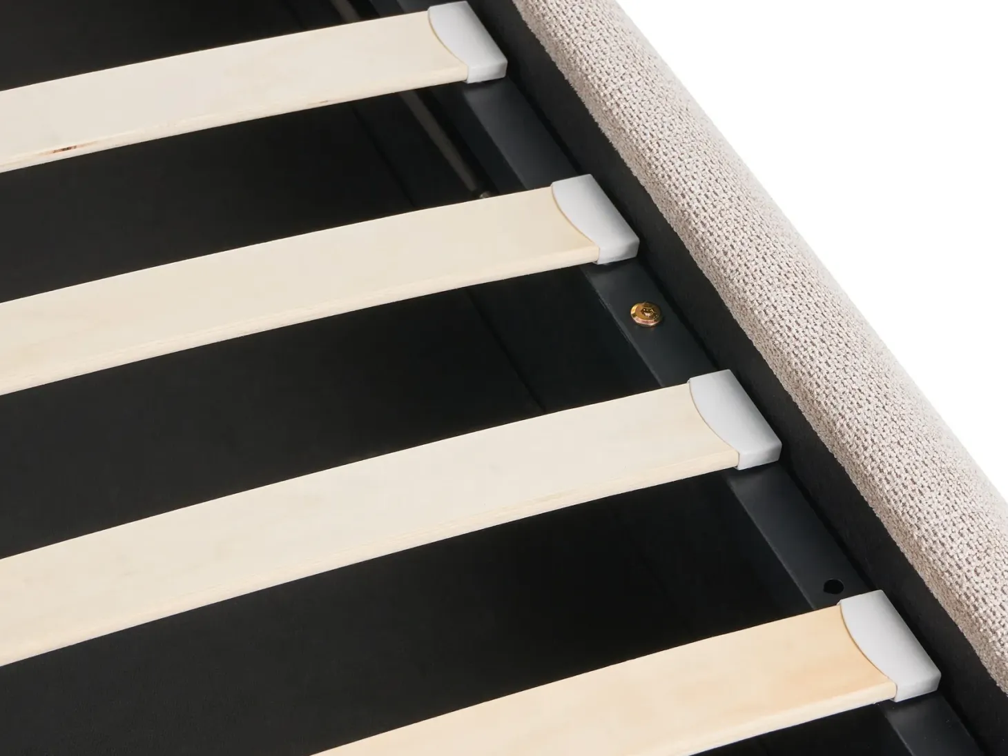 Seng med opbevaring CAMPAN Lys Beige 180 x 200 cm