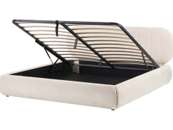 Seng med opbevaring CAMPAN Lys Beige 180 x 200 cm