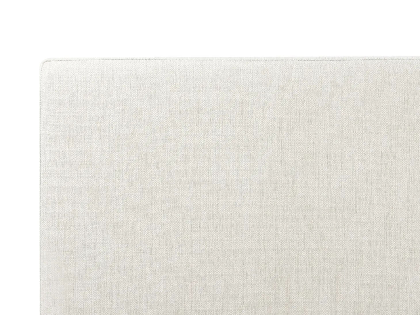 Seng med opbevaring CASTELNAVET Cremehvid 180 x 200 cm
