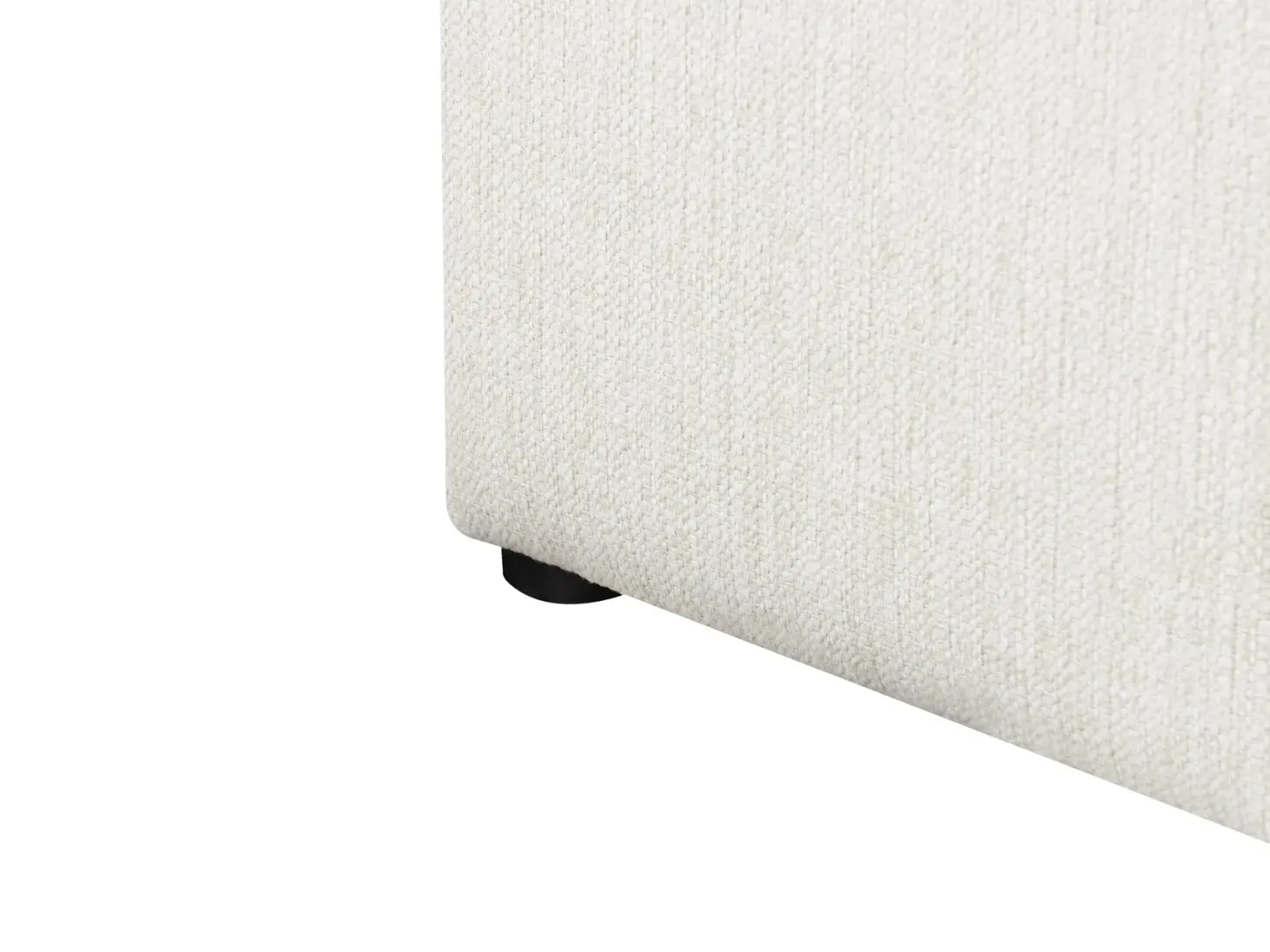 Seng med opbevaring CASTELNAVET Cremehvid 180 x 200 cm